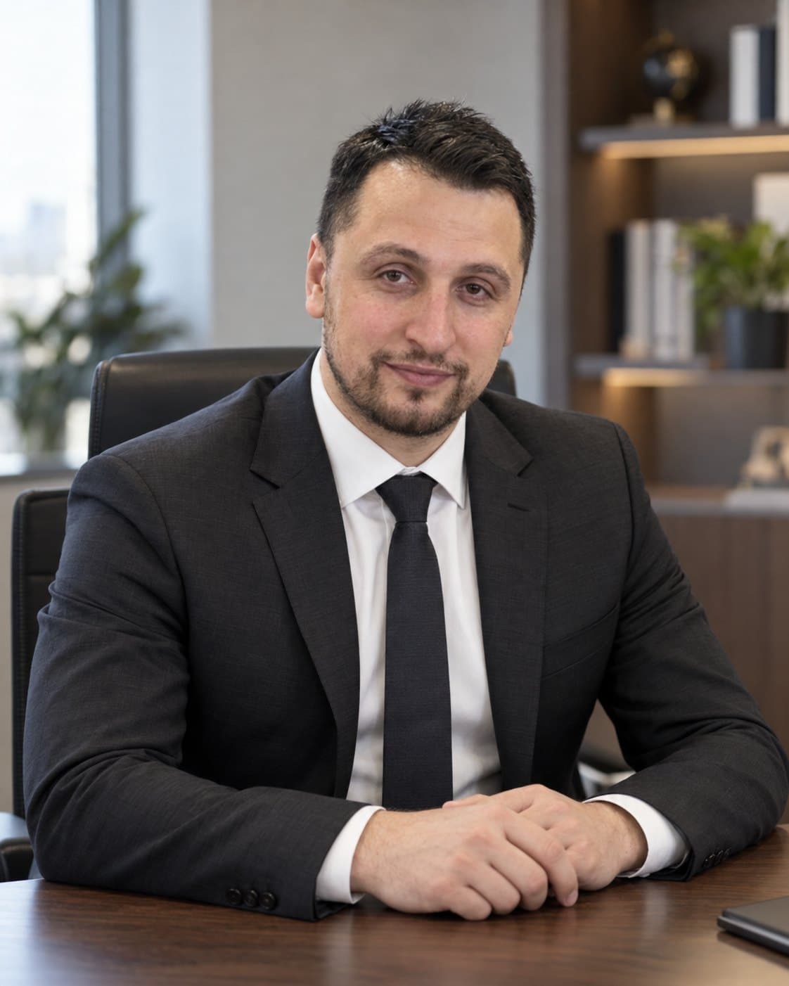 Mesut Baş, Mebalife kurucusu, ofisinde
